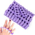 Monja 50/100pcs Pack Nail Art Toes Separators Fingers Random Color Soft Sponge UV Gel Polish Beauty Manicure Pedicure Tools