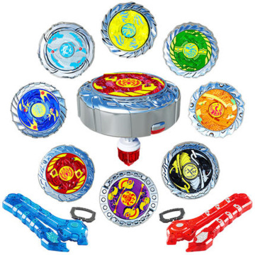 8 style New Spinning Top with Launcher and Light Original Box Metal Plastic Fusion 4D Gyro toys for Children Gift