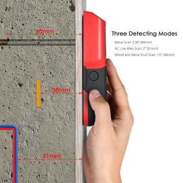 KKmoon Wall Detector LCD Digital Wood Studs Center Finder Metal and AC Cable Live Wire Scanner Warning Detection Stud Finder