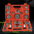 22pcs Universal Car Disc Brake Caliper Wind Back Brake Piston Compressor Tool Kit for Most Automobiles Garage Repair Tools