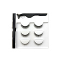 3 pairs 3D Magnetic Eyeliner Liquid False Eyelashes Set natural 3D false eyelashes fake lashes makeup kit Make up maquiagem