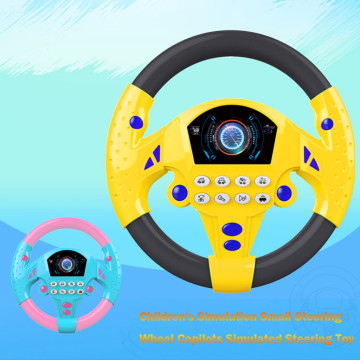 Children's Simulation Small Steering Wheel Copilots Simulated Steering kids Toy juguetes Simulated driving Детский руль музыка