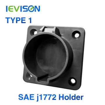 EV Charger Cable Holder Holster for Type1 EVSE J1772 Connector Socket Plug SAE AC Dummy Charging Station Level 2