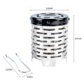 Portable Mini Camping Heater Cap Outdoor Gas Stove Warmer Heater Stainless Steel armer Cover Equipment Picnic Tools