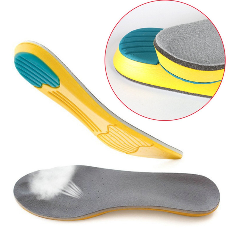 1 Pair Sport Insoles Mezzanine Memory Foam Insole Breathable Sweat Absorption Running Foot Care Tool Inserts & Cushions