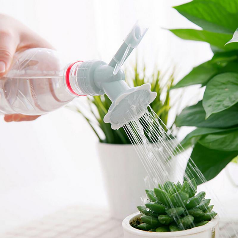 New 2In1 Watering Sprinkler Nozzle For Flower Waterers Bottle Watering Can Sprinkler Plant Irrigation Easy Tool Portable Waterer