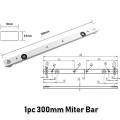 1Pc 300mm Miter Bar