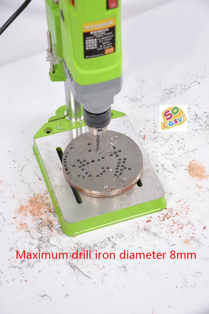 710W Bench Drill Press Bench Drilling Machine Variable Speed Drilling Chuck 1-13mm For DIY Wood Metal Electric + V