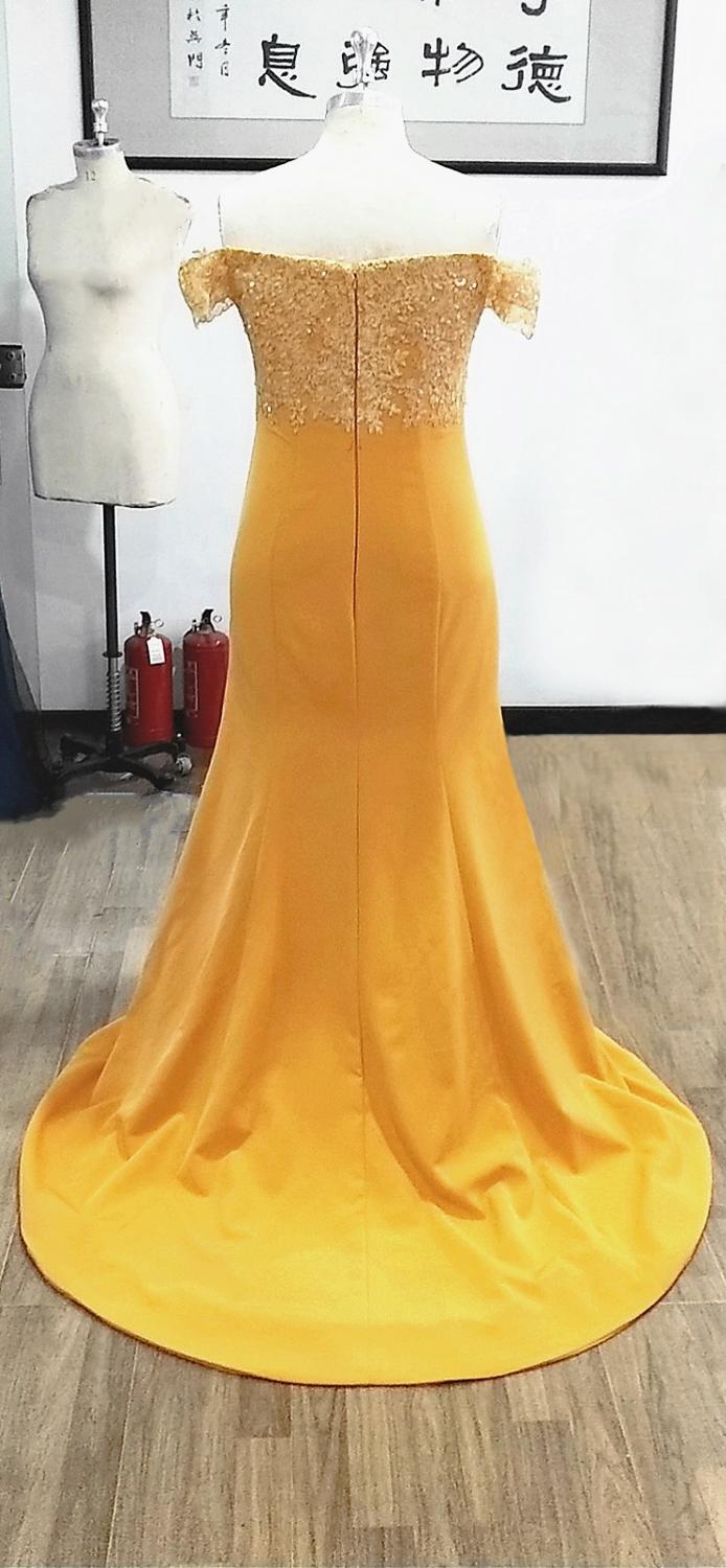 2020 New Cheap Bridesmaid Dresses For Weddings Peach Off Shoulder Lace Appliques Mermaid Floor Length robe de soiree Vestidos