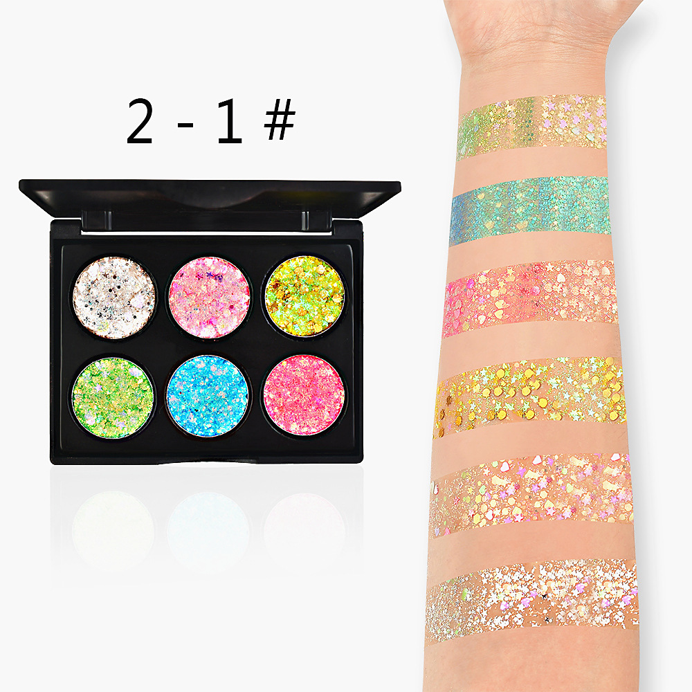 Mermaid Shiny Gel Eyeshadow Sequin Eye Pigment High Gloss Eyeshadow Glitter Body Glitter Festival Powder Makeup Cosmetics