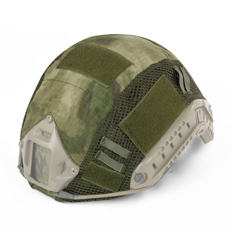 Tactical Army Fan Helmet Helmet Cover Paintball Wargame Gear CS FAST Helmet Cover for Sports Hiking Camping Shooting