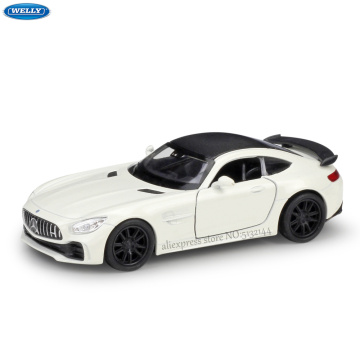 WELLY 1:36 Mercedes-AMG GTR simulation alloy car model machine Simulation Collection toy pull-back vehicle