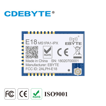 Ebyte E18-MS1PA1-IPX CC2530 2.4GHz ZigBee Module UART IO PA CC2592 IPEX 20dBm 100mW Mesh Transmitter and Receiver