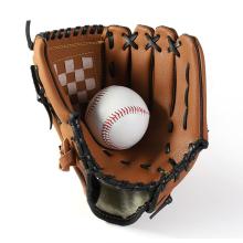 1pc Durable Outdoor Sports Baseball Gloves Thicken Leather Left Hand Practice Training Softball Gloves for Child Adult Unisex