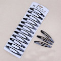12PCS/Pack New Simple Black Hair Clips Girls Hairpins BB Clips Barrettes Headbands For Womens Hairgrips Hair Accessories 2 Sizes