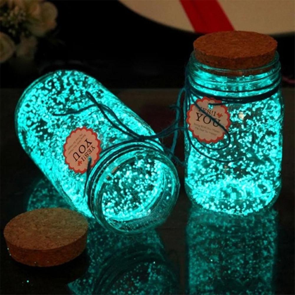 Luminous Sand Stones Party Garden Glow In Dark Ornaments DIY Starry Wishing Bottle Fluorescent Party Aquariums Fish Tank Decor