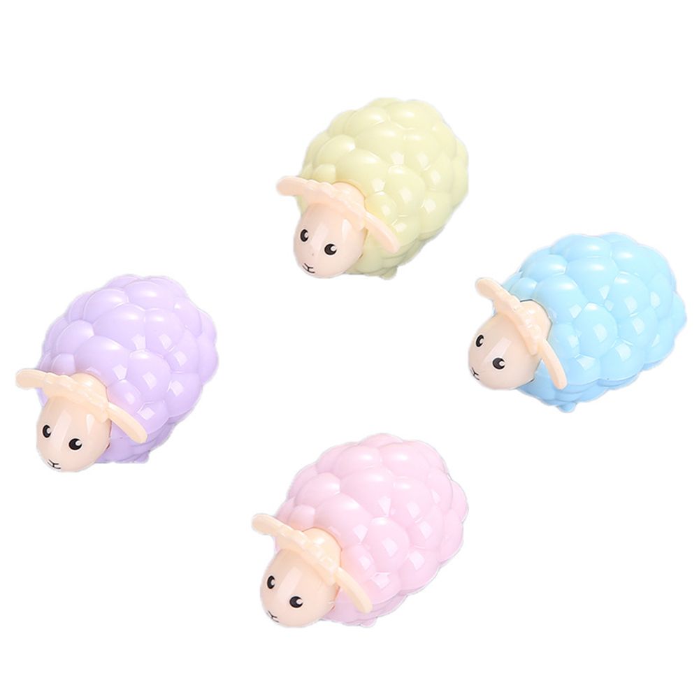 Cute little Sheep pencil sharpener double hole sharpener hand-cranked pen school office supply student stationary color random