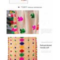 2020 India Ethnic Styles Lady Embroideried Saree Chiffon Shawl Beautiful Large Multicolour Hijab Comfortable Woman Hijab Scarf
