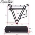 48V ebike battery case 36V Electric bike battery box Reention Double Layer luggage rack 10S5P 13S4P RB-3
