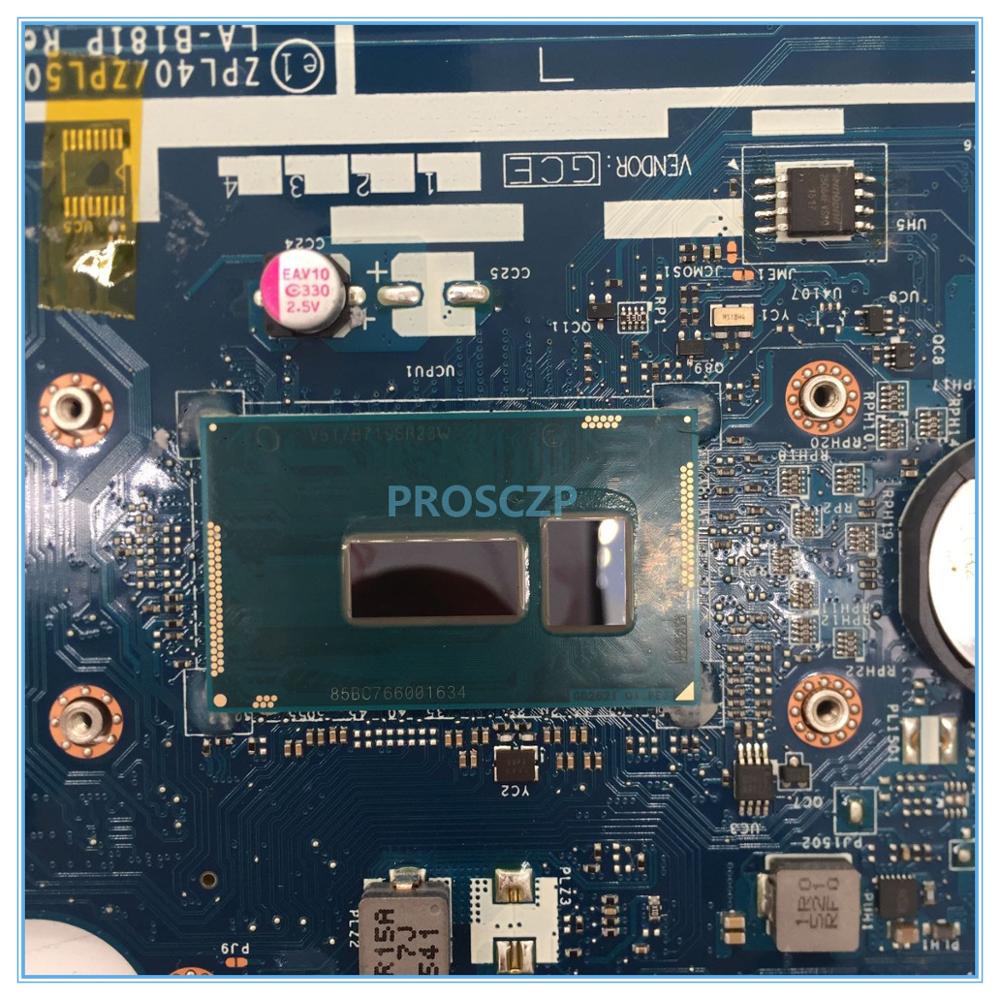 For Probook 450 G2 Laptop motherboard 799562-001 ZPL40/ZPL50/ZPL70 LA-B181P With SR23W I7-5500U CPU 100% working well