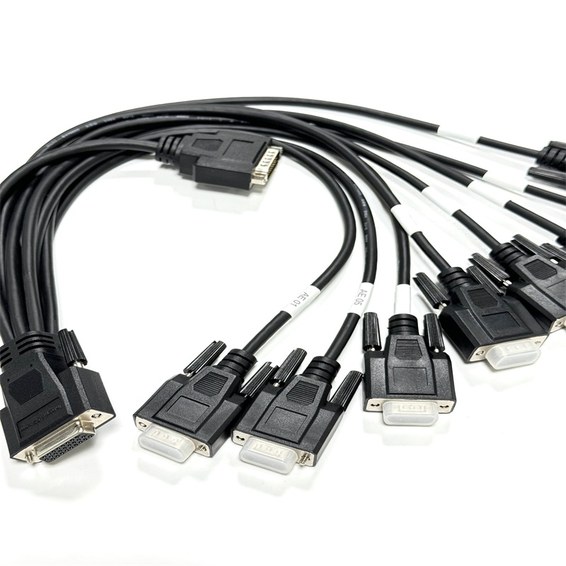 Custom FIRE3 DB26 to TIS Midnodes Breakout Cable