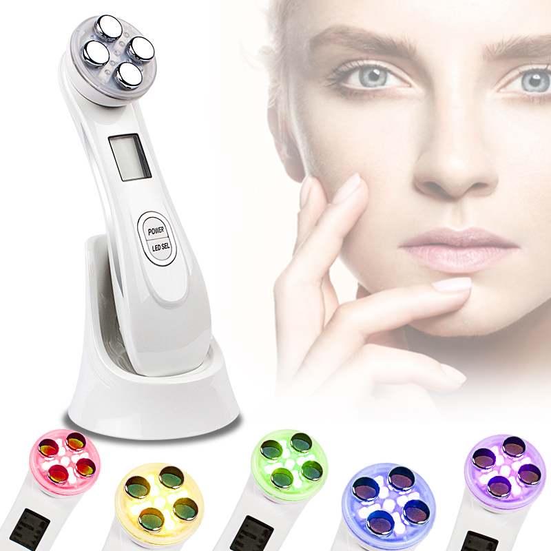 EMS Radio Frequency RF Blackhead Remover Skin Scrubber Infrared Body Slimming Massager Cavitacion Galvanica Cleaning Face Beauty