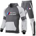 2020 new2 Pieces Sets Tracksuit BMW printing Men Hooded Sweatshirt+pants Pullover Hoodie Sportwear Suit Casual Men Clothes