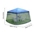 Camping Canopy Shade Tent Canopy Net Tent Easy Setup Screen House Canopy Shade Tent For Outdoor Garden Tents