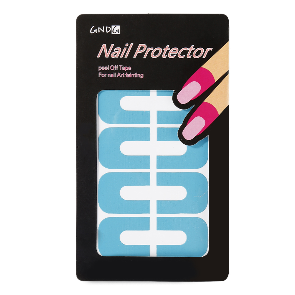 10Pcs Creative U-shape Spill-proof Nail Polish Varnish Protector Stickers Holder Tool Durable Manicure Tool Finger Cover