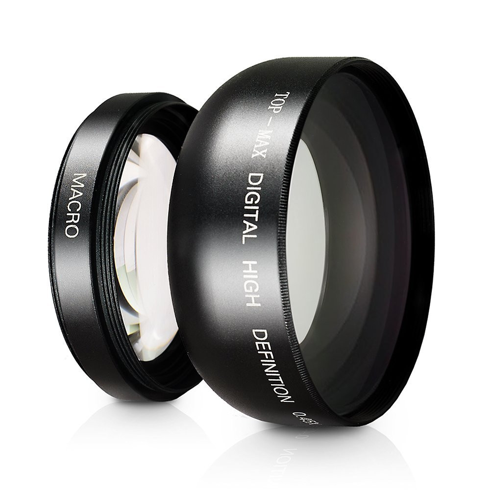 0.45X Super Wide Angle Lens with Macro & Adapter tube for Panasonic DMC-LX3 LX3 Digital Camera