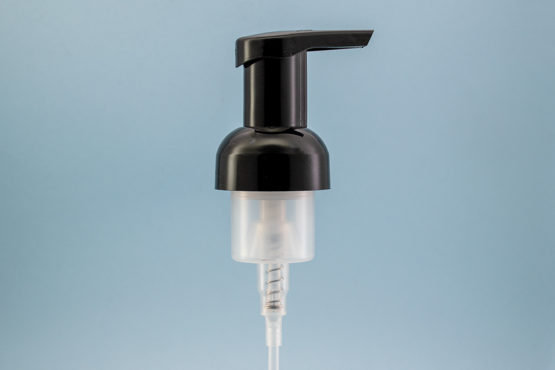 40MM black smooth foaming soap pump dispenser