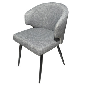 Ergonomic Fabric Armchair with Stylish Design