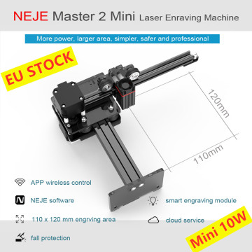 NEJE Master 2 mini 10W desktop Laser Engraver and Cutter -Laser Engraving and Cutting Machine - Laser Printer Laser CNC Router