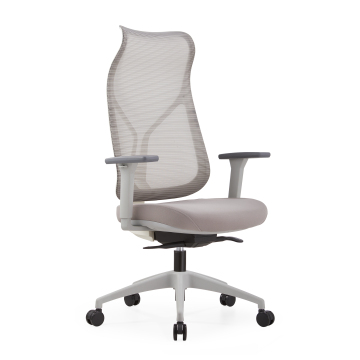 Modern Gray Mid-Back Office Chair