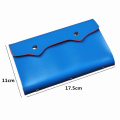 PURDORED 1 Pc 108 Slots Card Holder PU Leather Business Card Case Function Bag Minimalist Wallet ID Card Bag Tarjetero Hombre