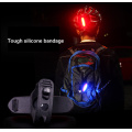 1pc Bicycle Bike USB Charging Waterproof Safety Taillight Waterproof Rear Light Outdoor Night Riding Day Wolf Star Warning Light
