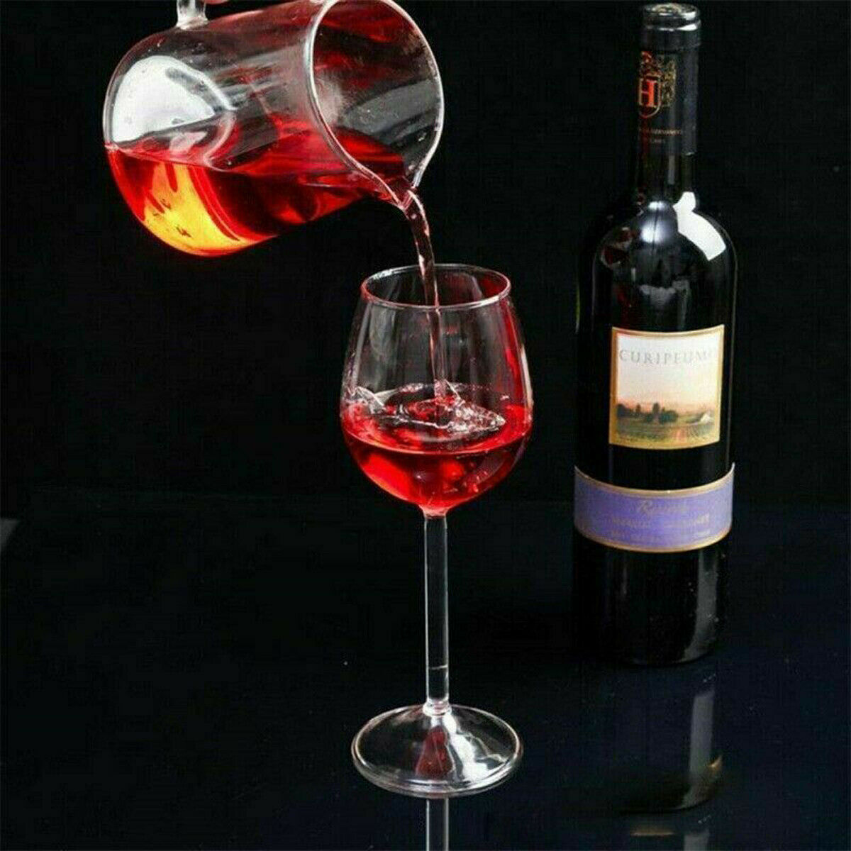 Glass Metal Red Wine Shark dolphin Glass Goblet Crystal Cup Special Xmas For Party