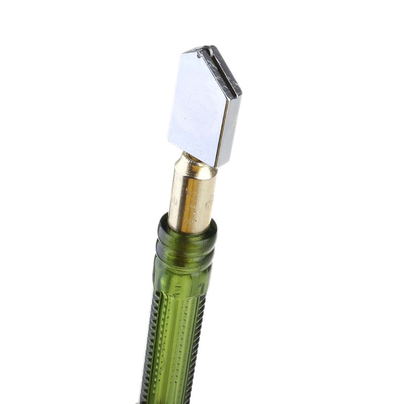 Diamond Tip Antislip Carbide Metal Plastic Handle Oil Feed Glass Cutter Tools 40JE