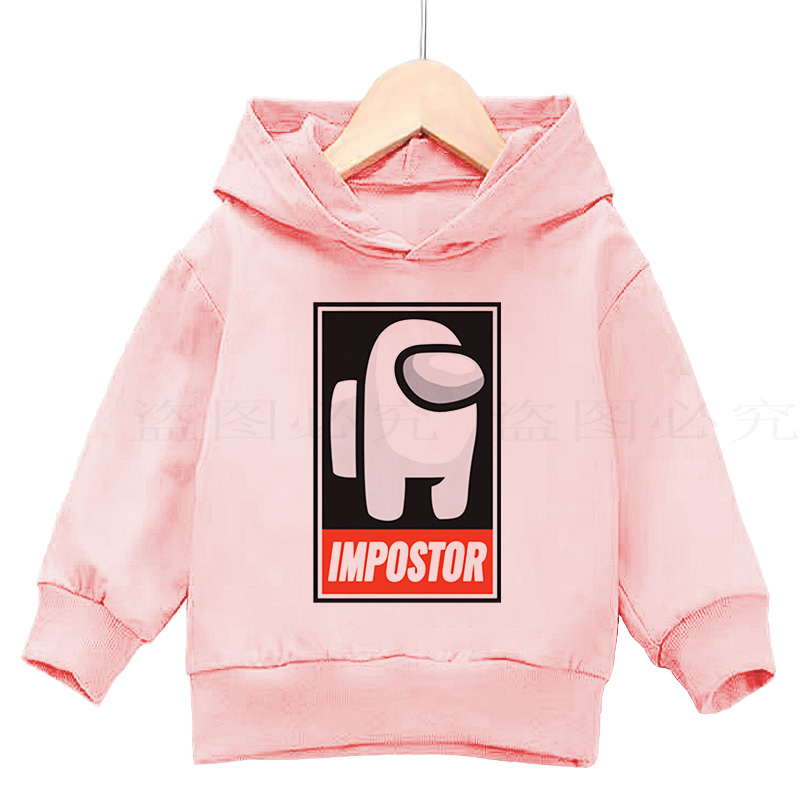 Among us, boys autumn sweatshirts 3-14 years old girls' top anime and game print clothing kids casual dinner sweaters