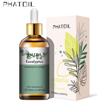100ml Eucalyptus Essential Oil Diffuser Pure Natural Essential Oils Rose Lavender Jasmine Vanilla Mint Shea Butter Tea Tree Oil