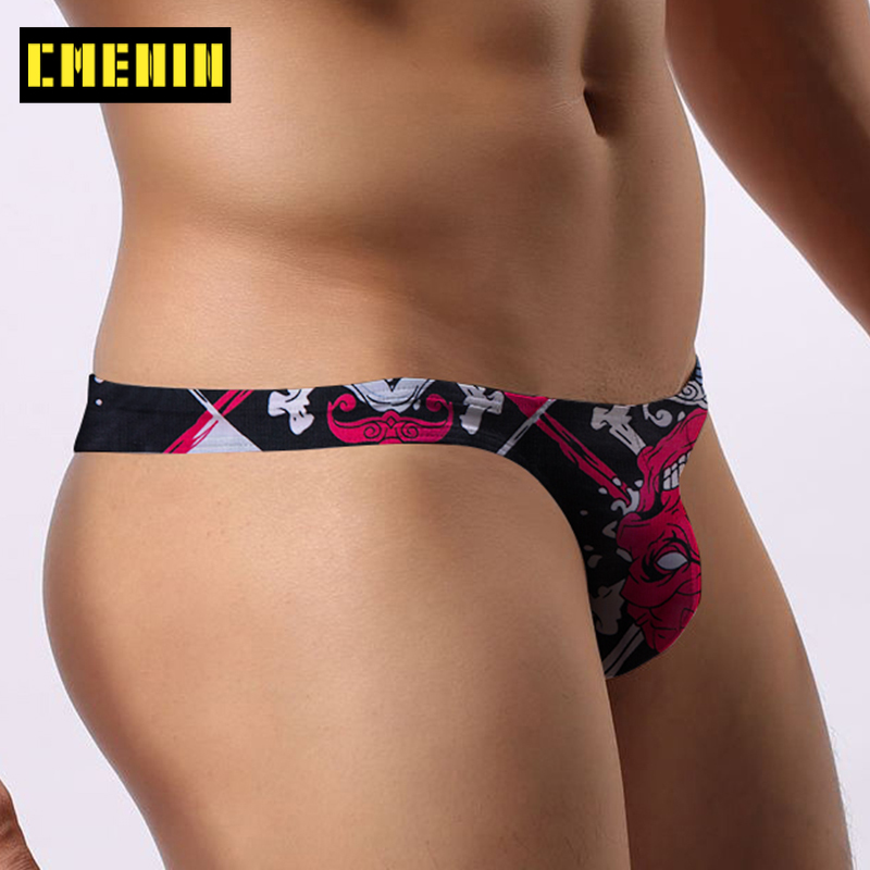 Ins Style Gay Men Sexy Underwear Thong Men Jockstrap LOGO Mens Underpants Mens Thongs And G strings Sexi AD7301