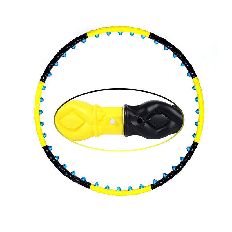 PENGROAD Double Row Magnet Sport Hoop Fitness Massage 7/8 Parts Magnetic Fitness Hoop Workout Exercise Ring Circle Equipments