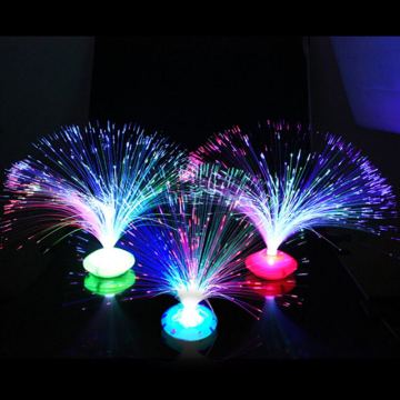 Romantic LED Fiber Optic Light Creative Lamp Colorful optical cable Xmas Fiber Optic Lamp Gift Home Decoratmosphere lamp