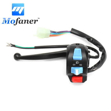 Mofaner Universal Black Left Brake Lever Light Switch Control Fit For Scooter Moped GY6 50cc 150 Motorcycle Switchs