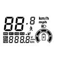 speedometer/odometer+throttle+lcd display36v48v60v+lock/cruise+battery indicator electric scooter bike MTB tricycle DIY part
