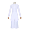 Anime Akudama Drive Cutthroat Satsujinki Cosplay Costume White Outfits for Adult Women Men Trench Pants Shirt Halloween Costumes