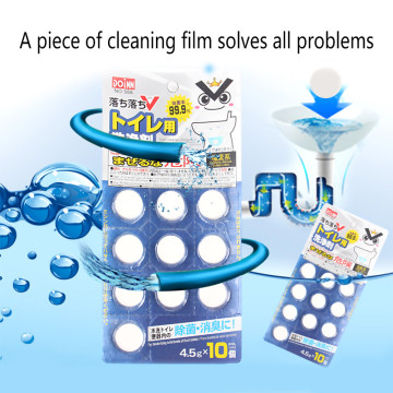 10 Pcs Automatic Bleach Toilet Bowl Tank Cleaner Blue Tablets Flush Cleaner Toilet Magic Bomb Bombs Cleaning Products 19jun25