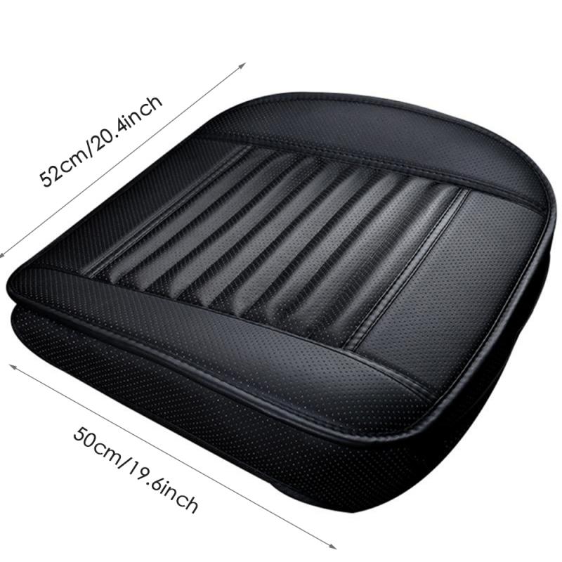 Car Styling Breathable Leather Car Front Seat Cover Anti Slip Mat Car Seat Cushion Cover Universal Auto Pad Interior Accessories