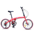 Ultralight Folding Bike 20 inch 7 speed Front and Back Disc Brake Portable Mini Bicycle Road Bike Adult Student Bicicleta