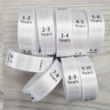 free shipping kids size labels/New Baby clothing size tag/NB 0-3m 3-6m 6-9m 9-12m size labels/custom garment label 100 pcs a lot